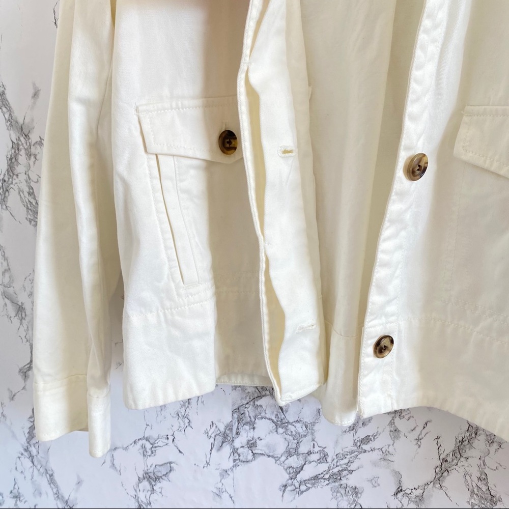 White Button Up Jacket - image 4